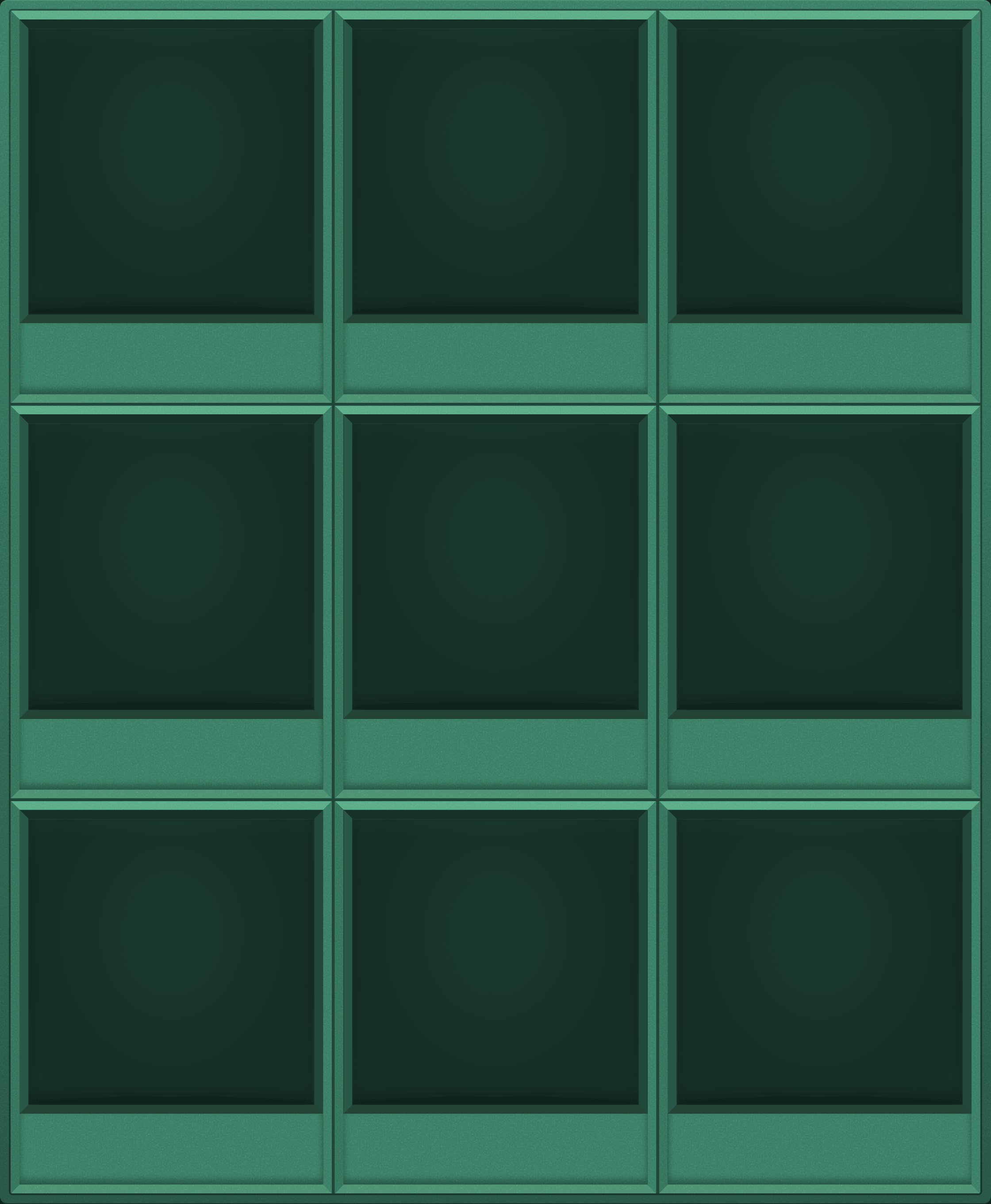 Aurora Mint Display Case (3x3)